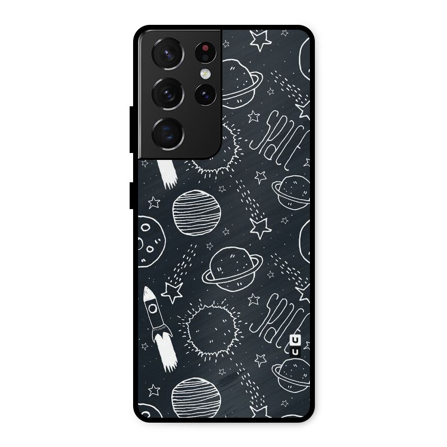 Just Space Things Metal Back Case for Galaxy S21 Ultra 5G