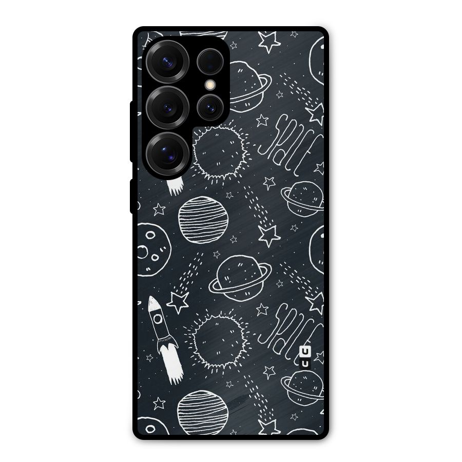 Just Space Things Metal Back Case for Galaxy S25 Ultra