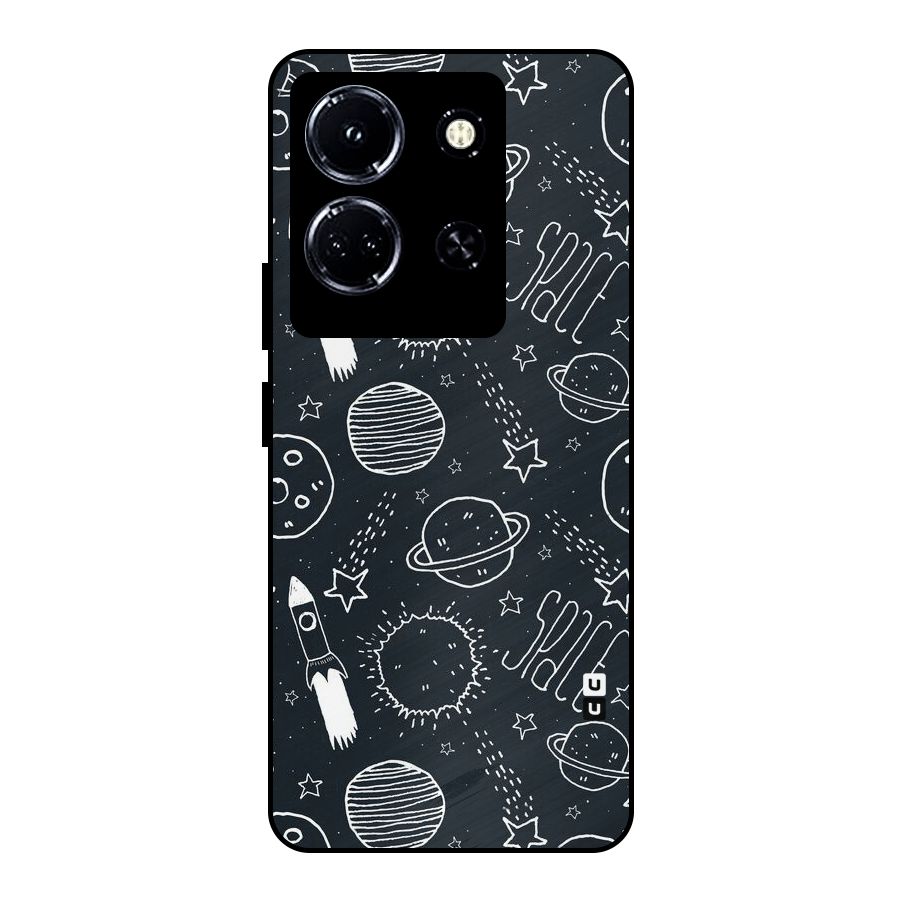 Just Space Things Metal Back Case for Infinix Note 30 5G