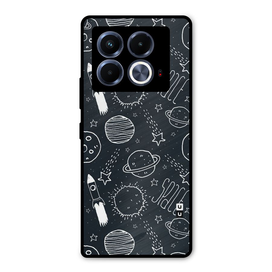 Just Space Things Metal Back Case for Infinix Note 40 5G