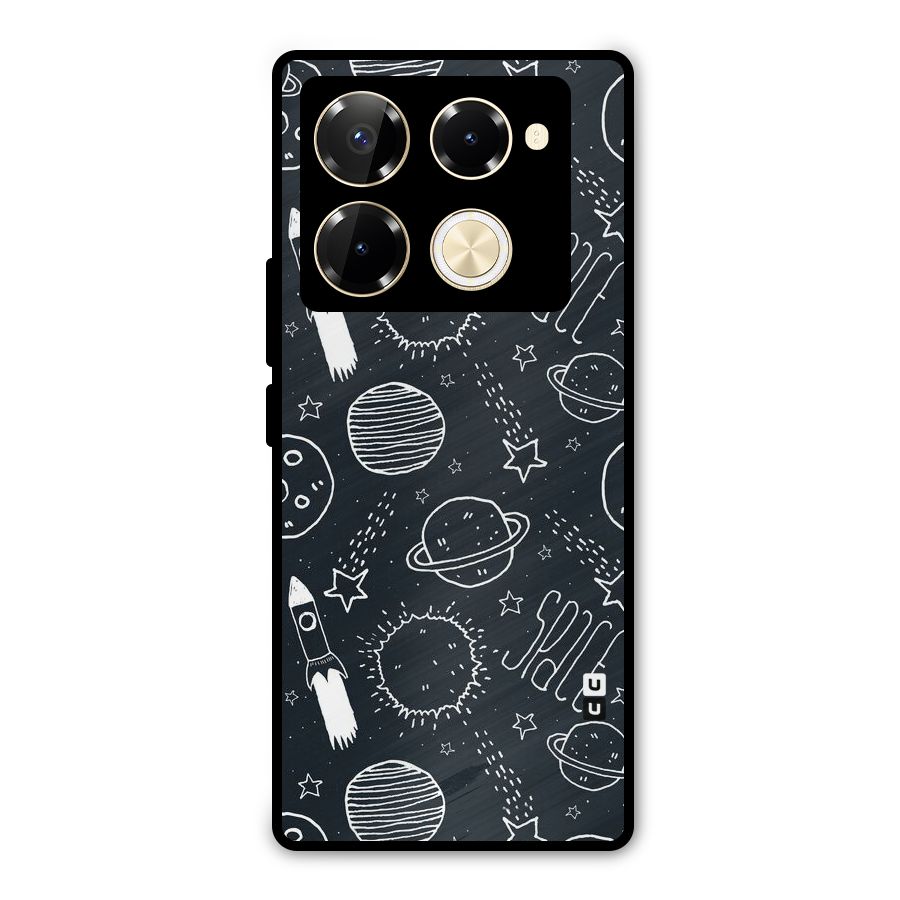 Just Space Things Metal Back Case for Infinix Note 40 Pro Plus