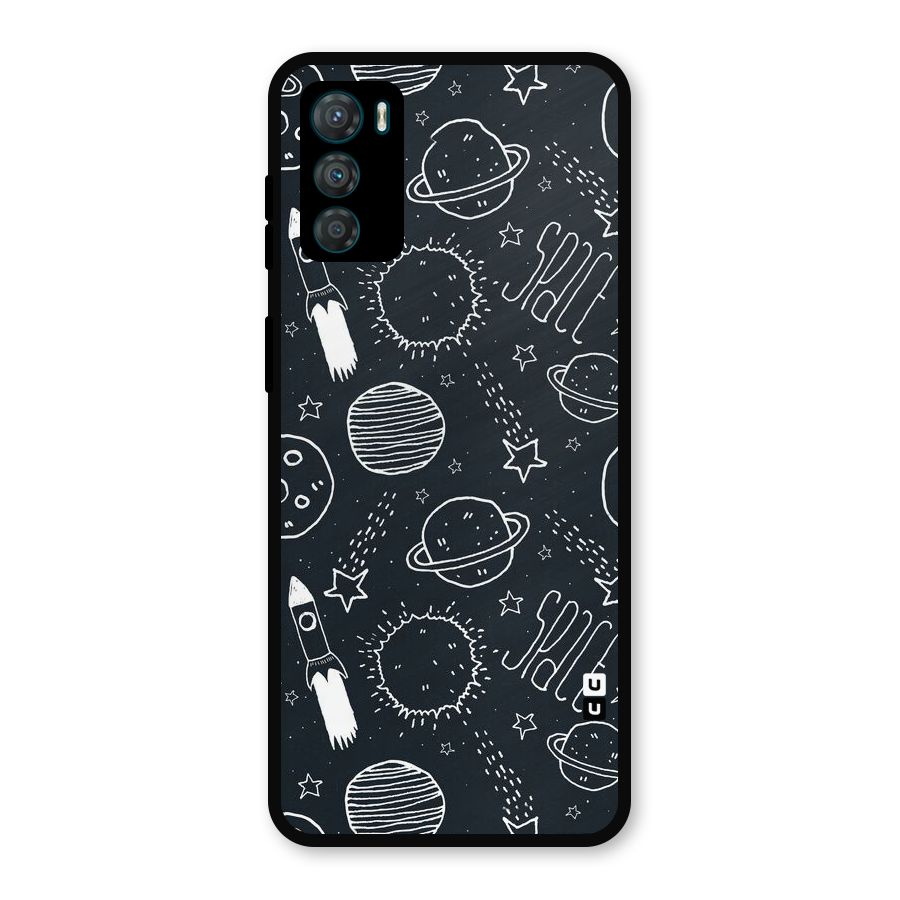 Just Space Things Metal Back Case for Moto G42