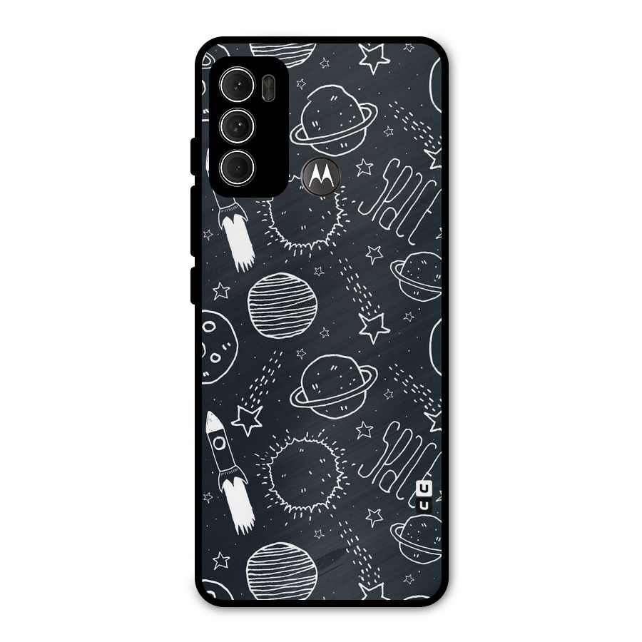 Just Space Things Metal Back Case for Moto G60