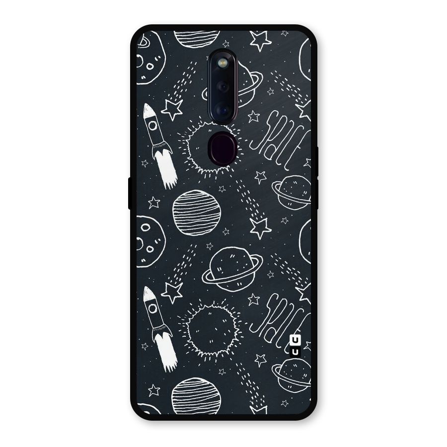 Just Space Things Metal Back Case for Oppo F11 Pro