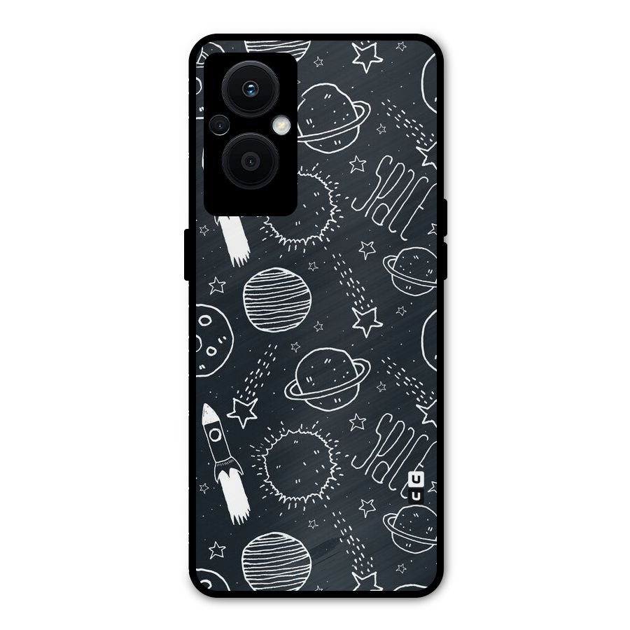 Just Space Things Metal Back Case for Oppo F21s Pro 5G