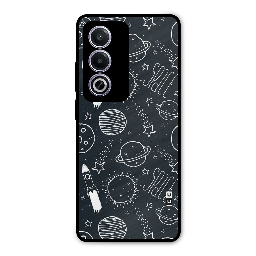 Just Space Things Metal Back Case for Oppo K12x