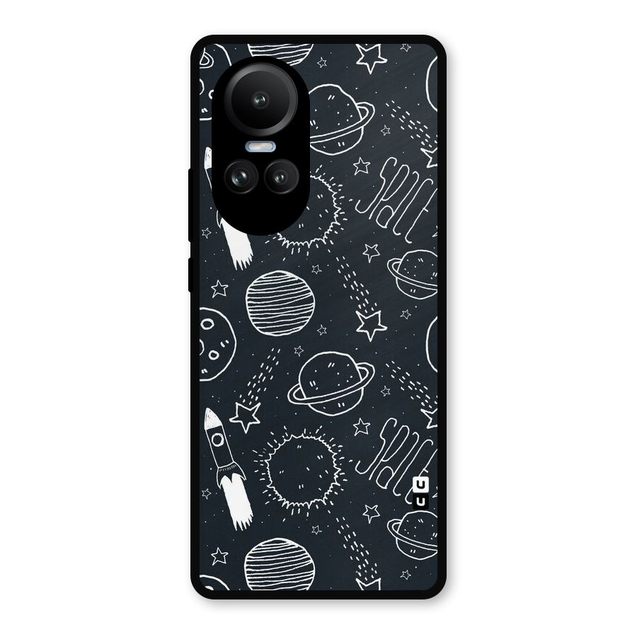 Just Space Things Metal Back Case for Oppo Reno10 Pro