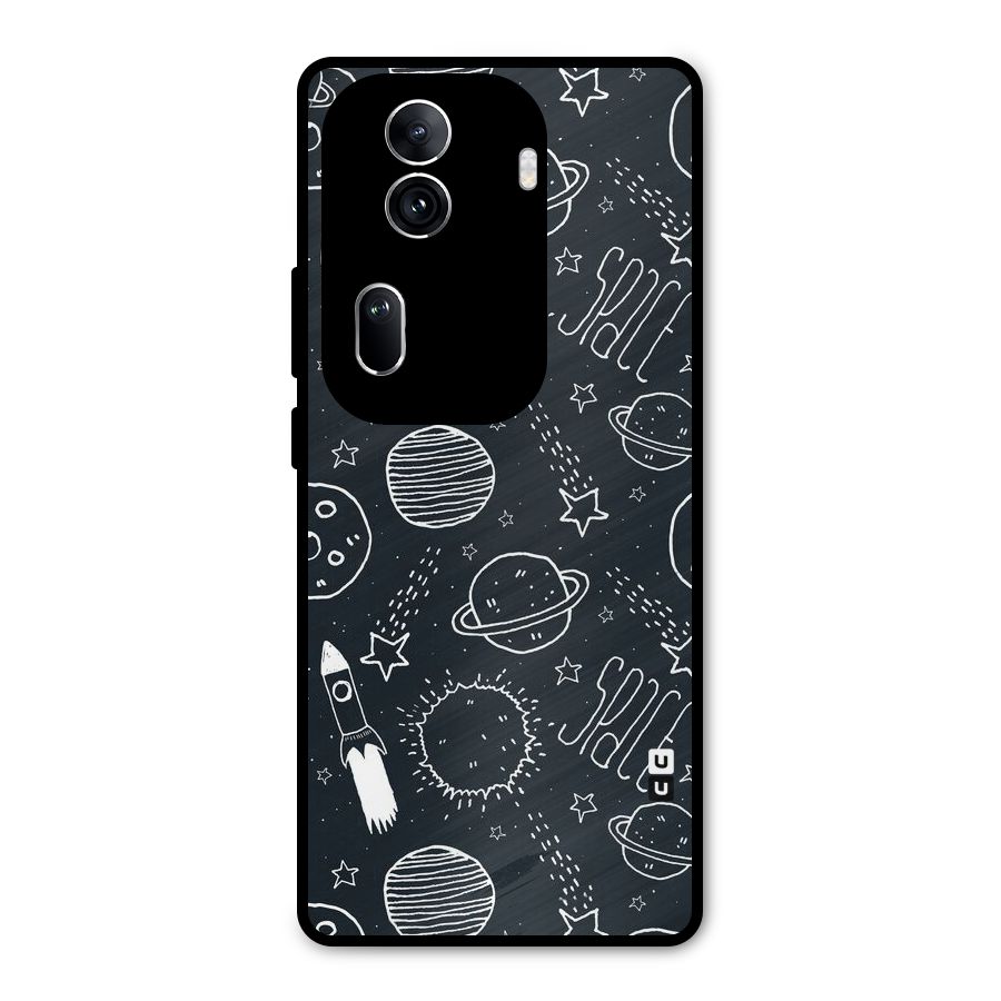 Just Space Things Metal Back Case for Oppo Reno11 Pro 5G