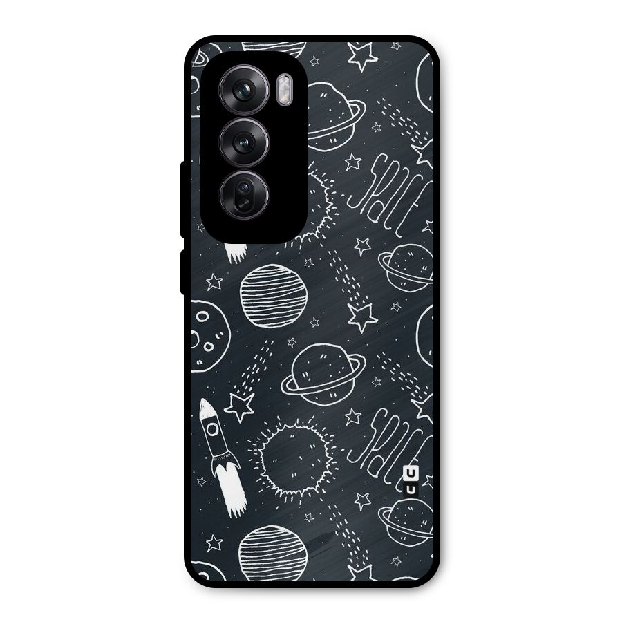 Just Space Things Metal Back Case for Oppo Reno12 Pro