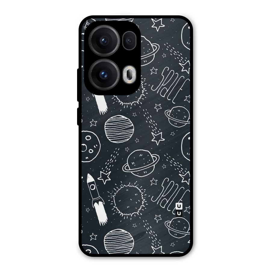 Just Space Things Metal Back Case for Oppo Reno13 Pro