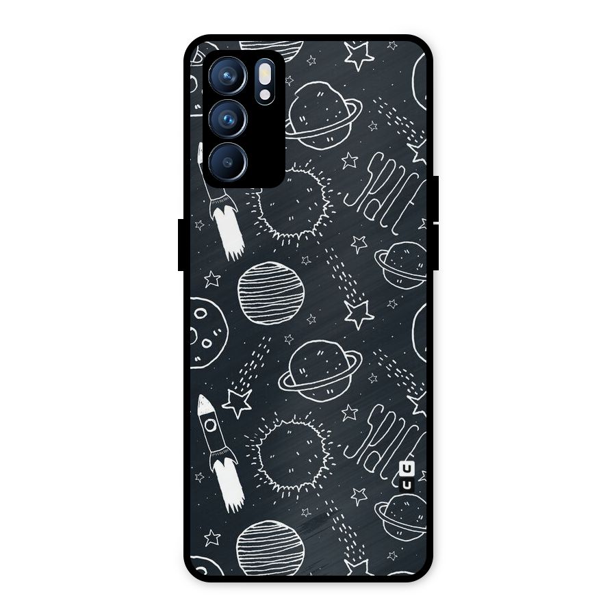 Just Space Things Metal Back Case for Oppo Reno6 5G