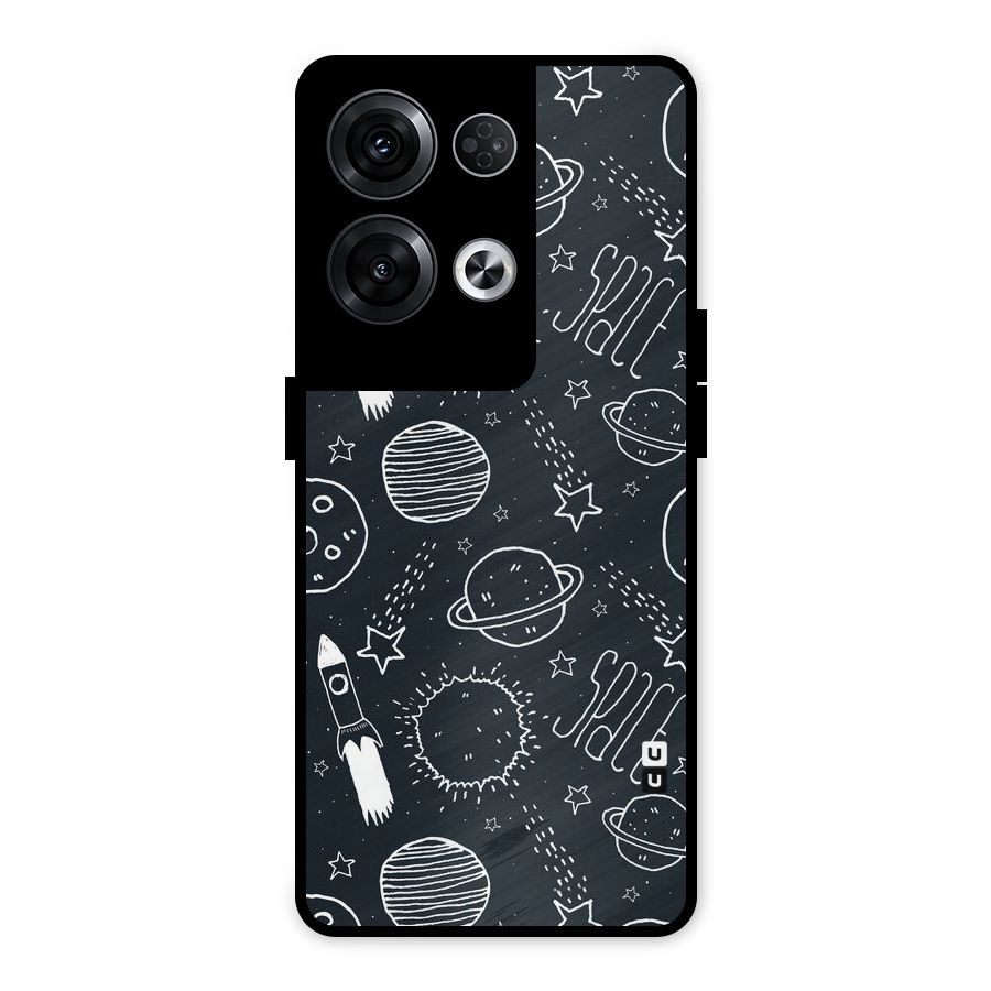Just Space Things Metal Back Case for Oppo Reno8 Pro 5G