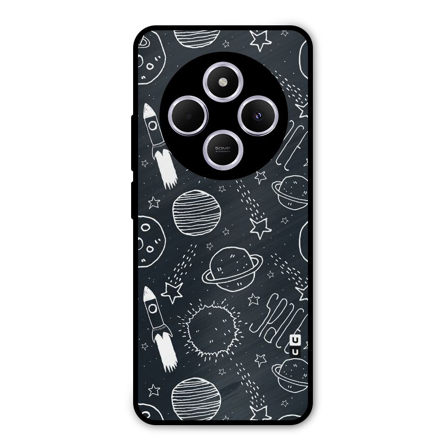 Just Space Things Metal Back Case for Poco C75 5G