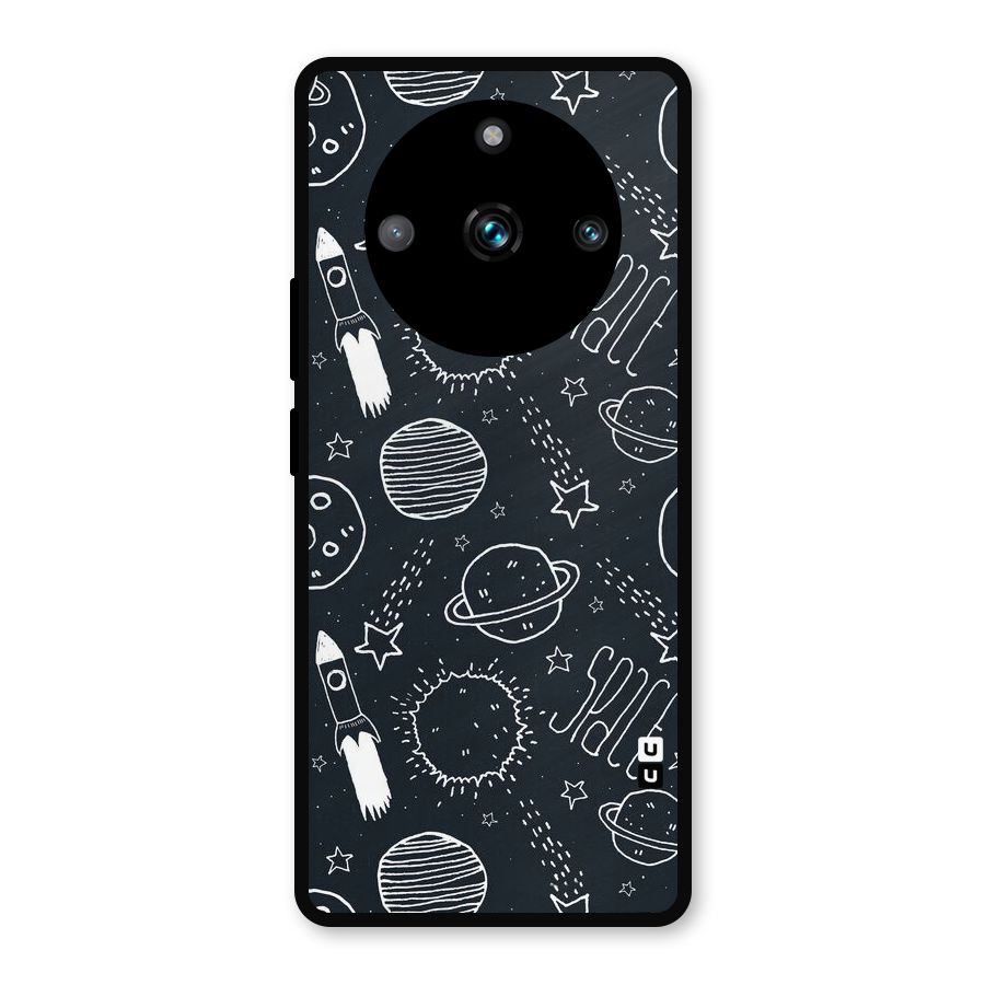 Just Space Things Metal Back Case for Realme 11 Pro