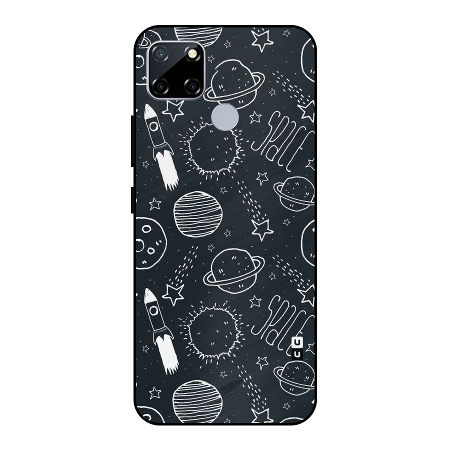 Just Space Things Metal Back Case for Realme Narzo 20