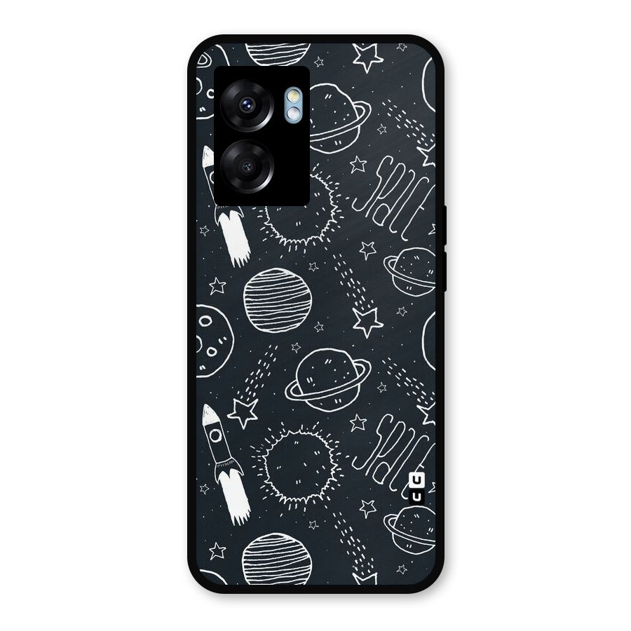 Just Space Things Metal Back Case for Realme Narzo 50 5G