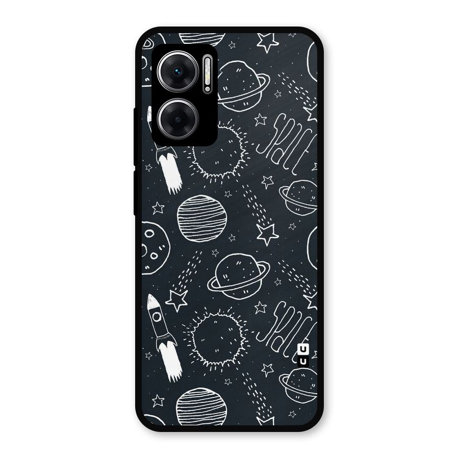 Just Space Things Metal Back Case for Redmi 11 Prime 5G