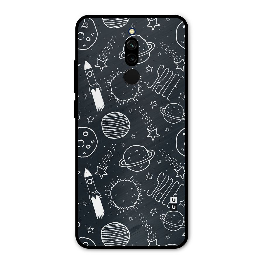 Just Space Things Metal Back Case for Redmi 8