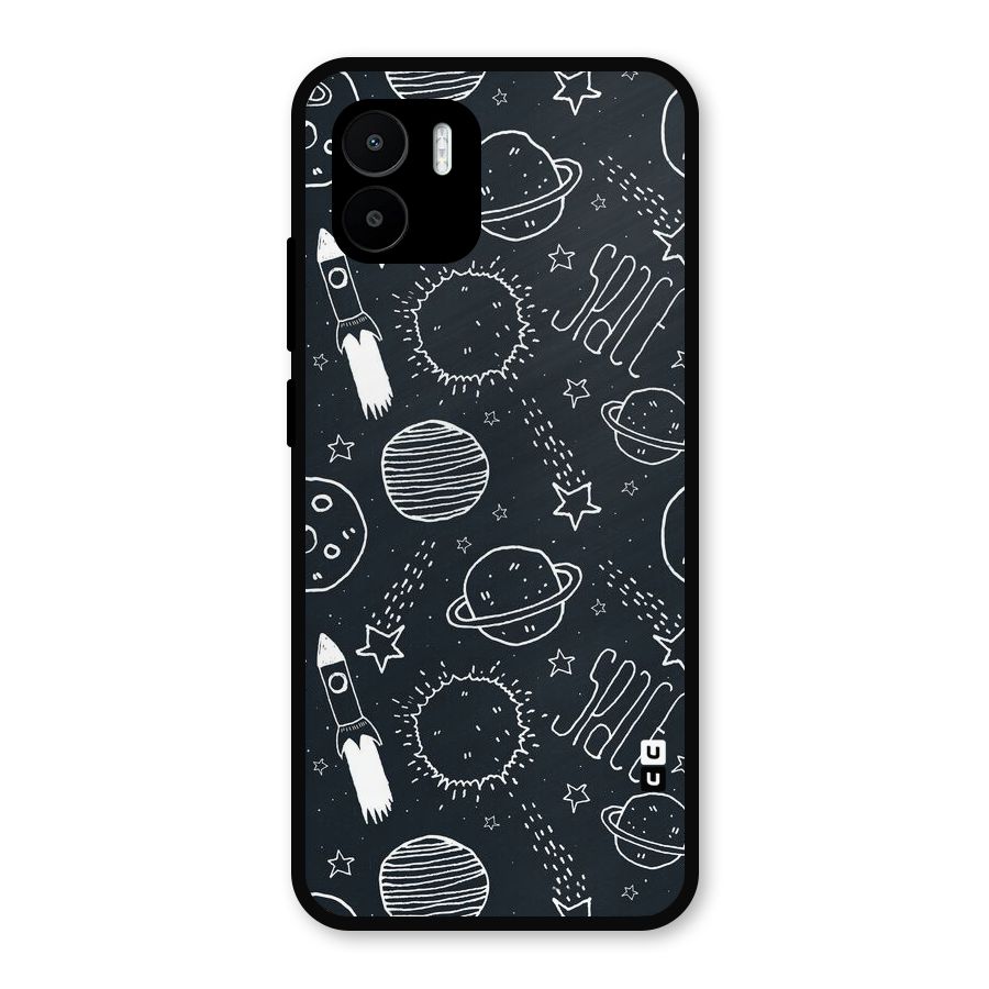 Just Space Things Metal Back Case for Redmi A1