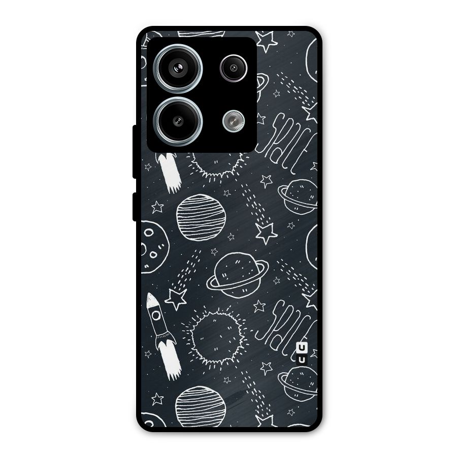 Just Space Things Metal Back Case for Redmi Note 13 Pro 5G