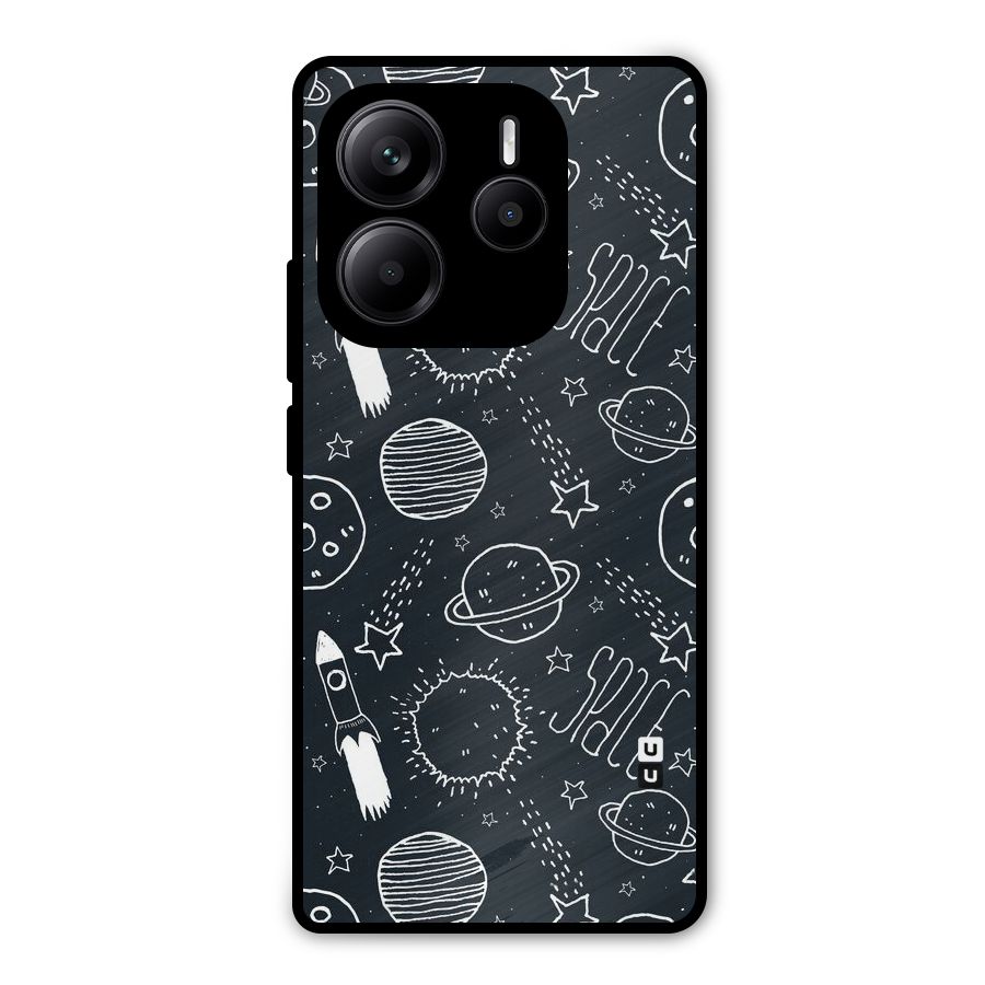 Just Space Things Metal Back Case for Redmi Note 14 5G