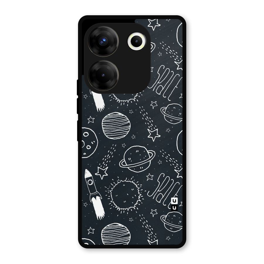 Just Space Things Metal Back Case for Tecno Camon 20