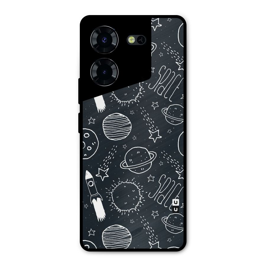 Just Space Things Metal Back Case for Tecno Pova 5 Pro 5G