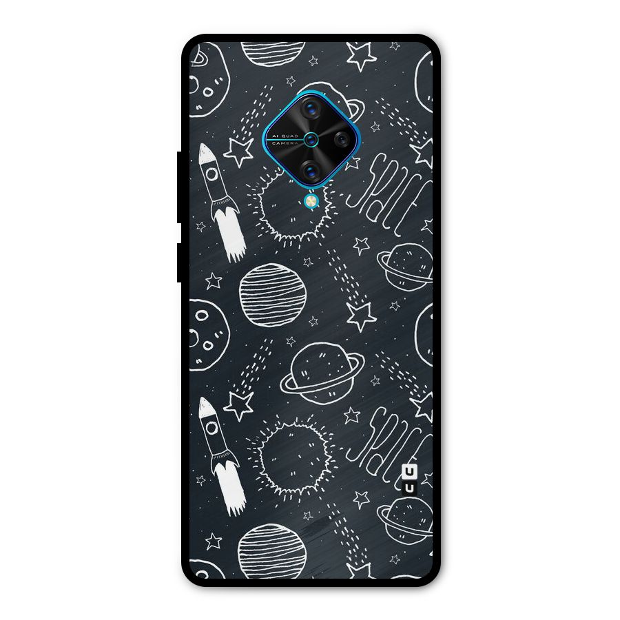 Just Space Things Metal Back Case for Vivo S1 Pro