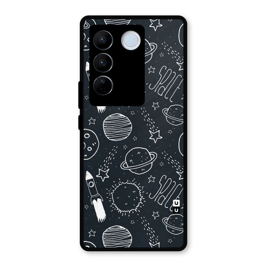Just Space Things Metal Back Case for Vivo V27
