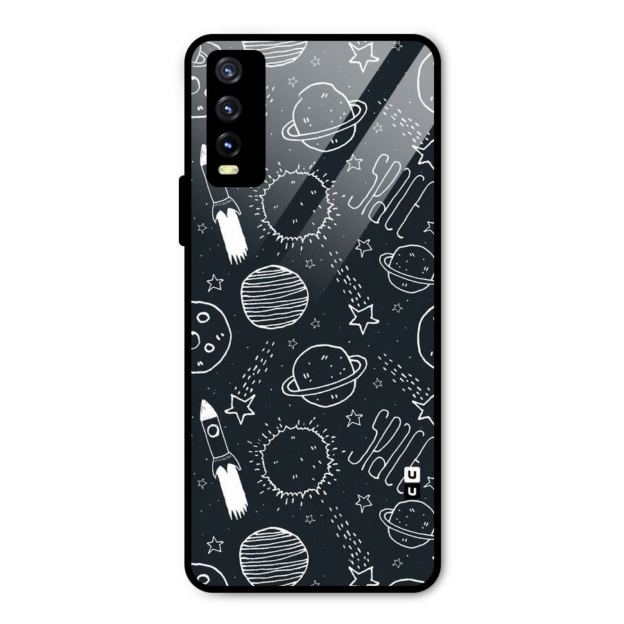 Just Space Things Metal Back Case for Vivo Y20i