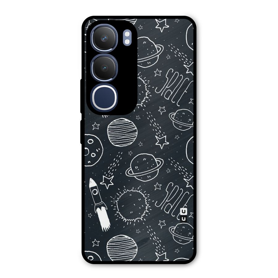 Just Space Things Metal Back Case for Vivo Y29