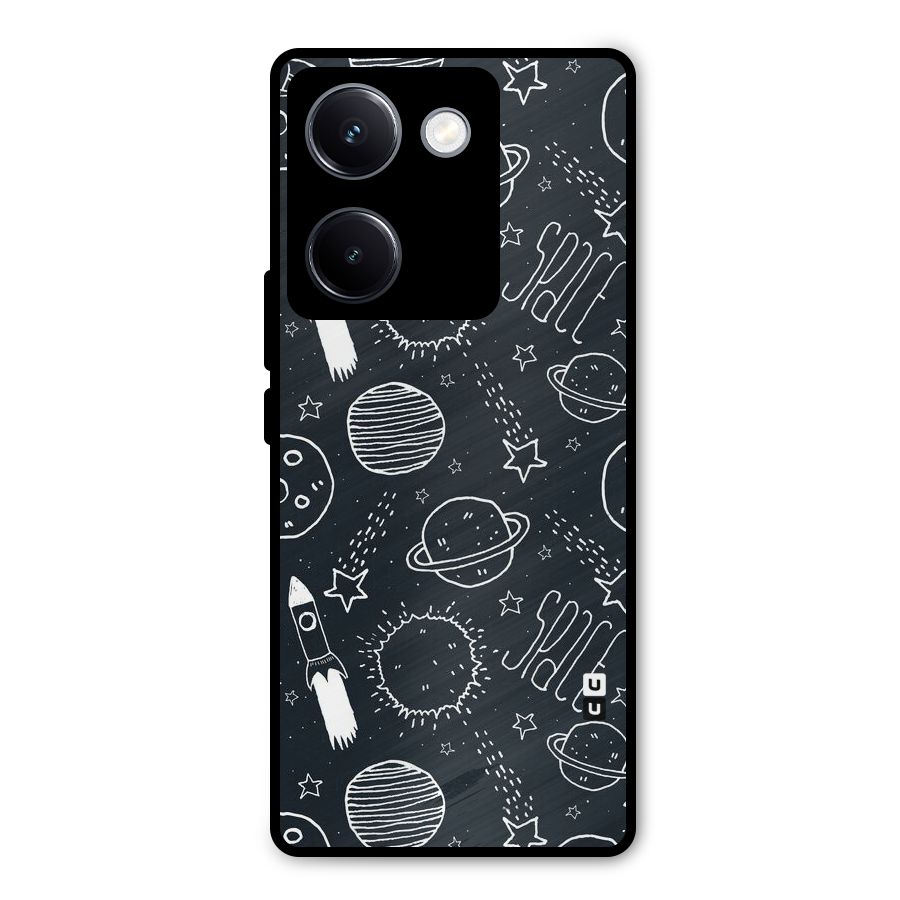 Just Space Things Metal Back Case for Vivo Y300 Plus