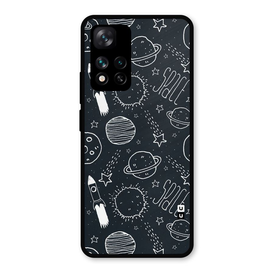 Just Space Things Metal Back Case for Xiaomi 11i Hypercharge 5G