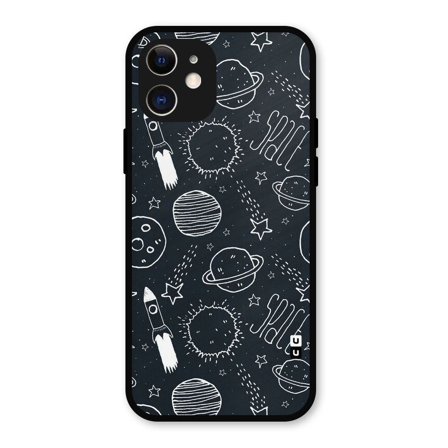 Just Space Things Metal Back Case for iPhone 12