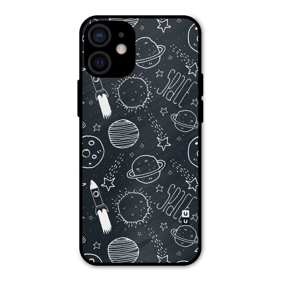 Just Space Things Metal Back Case for iPhone 12 Mini