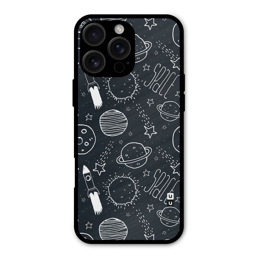 Just Space Things Metal Back Case for iPhone 16 Pro Max