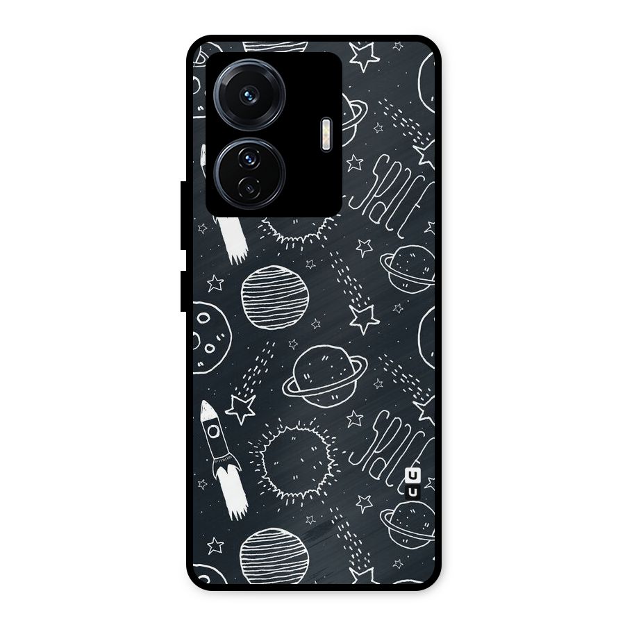 Just Space Things Metal Back Case for iQOO Z6