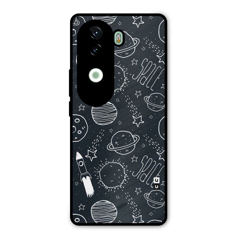 Just Space Things Metal Back Case for iQOO Z9s
