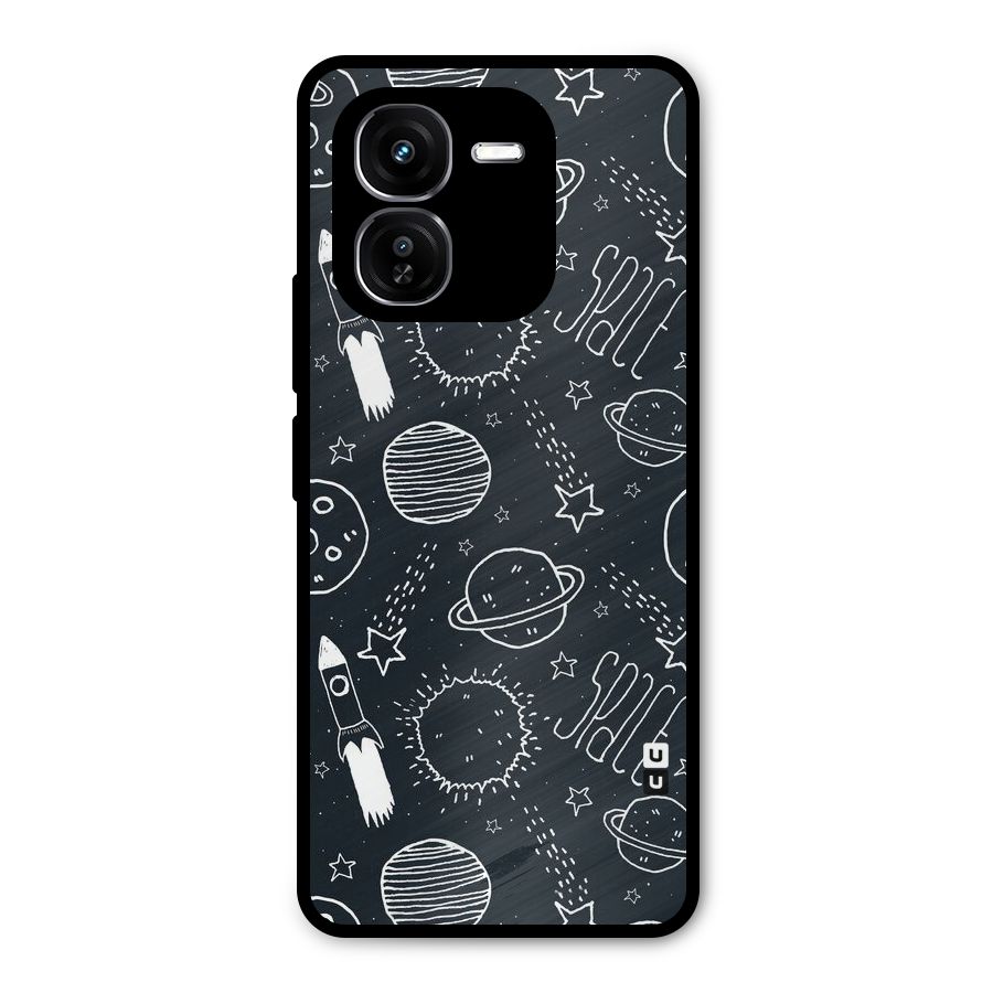 Just Space Things Metal Back Case for iQOO Z9x