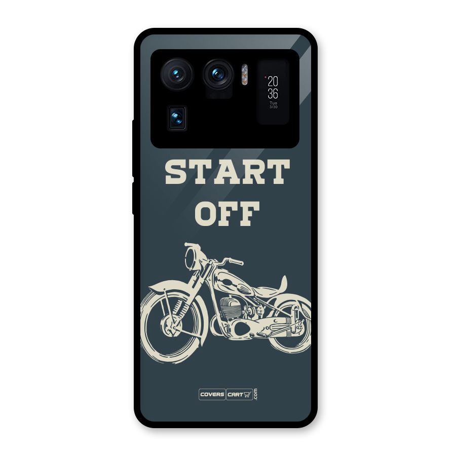 Just Start Off Glass Back Case for Mi 11 Ultra