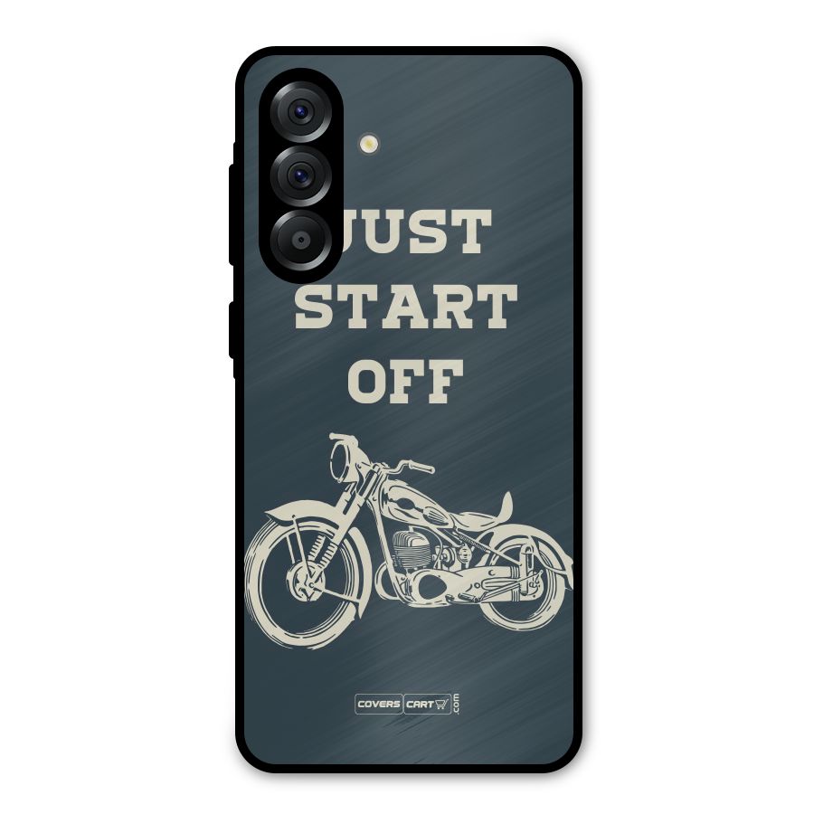 Just Start Off Metal Back Case for Galaxy A36