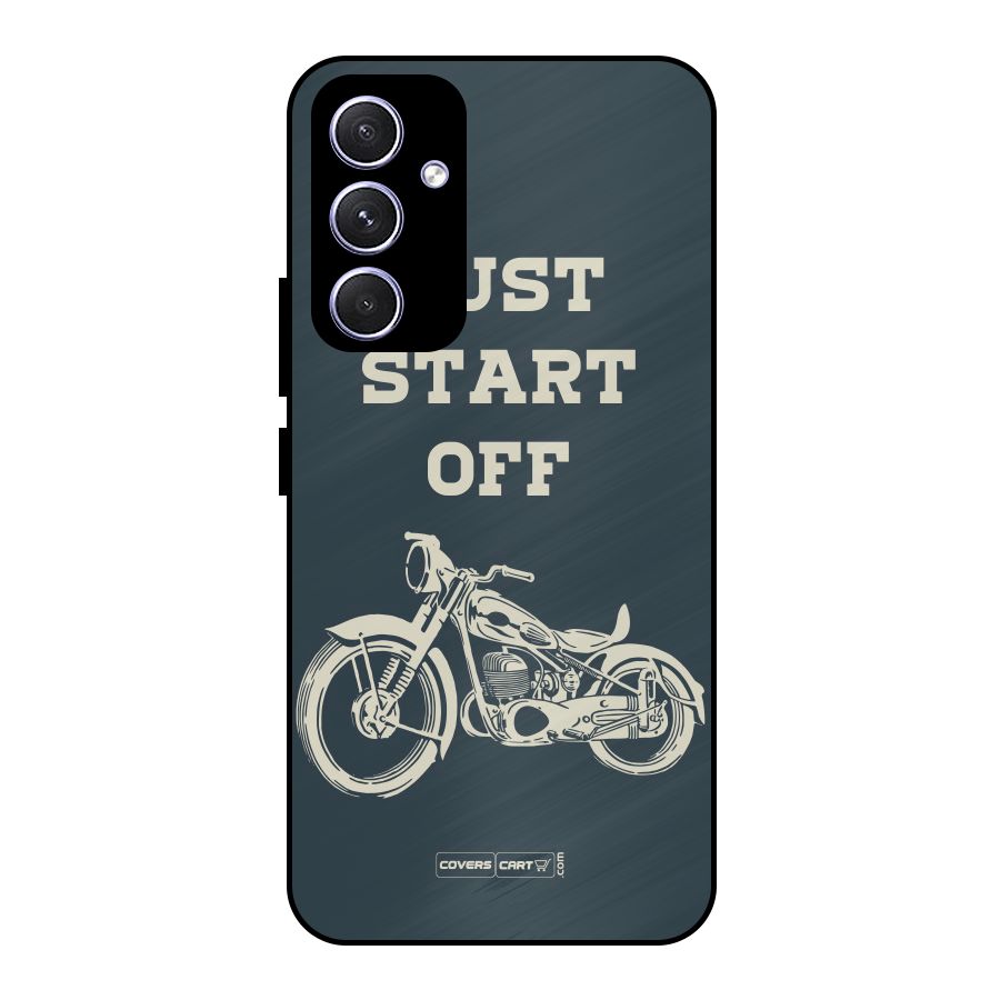 Just Start Off Metal Back Case for Galaxy A54