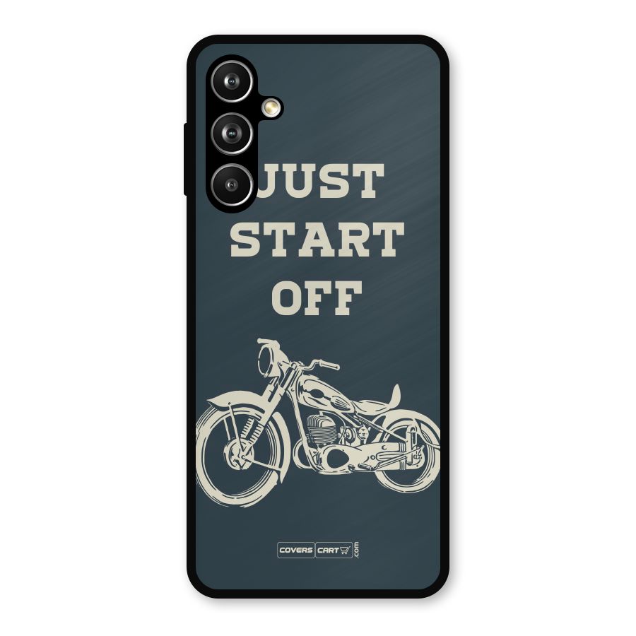 Just Start Off Metal Back Case for Galaxy F54