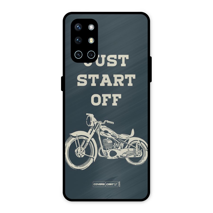 Just Start Off Metal Back Case for OnePlus 9R