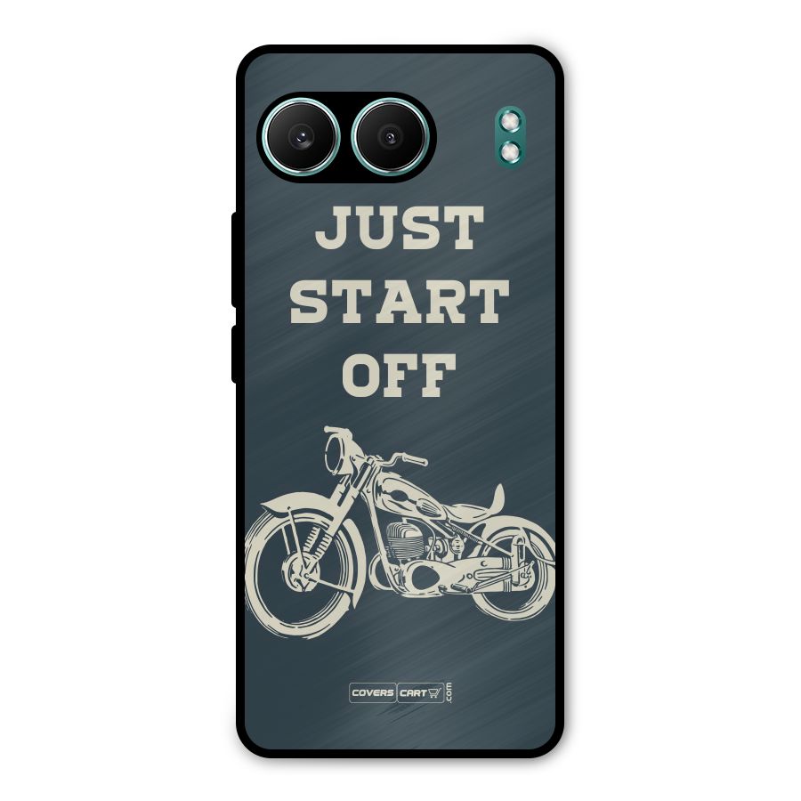 Just Start Off Metal Back Case for OnePlus Nord 4