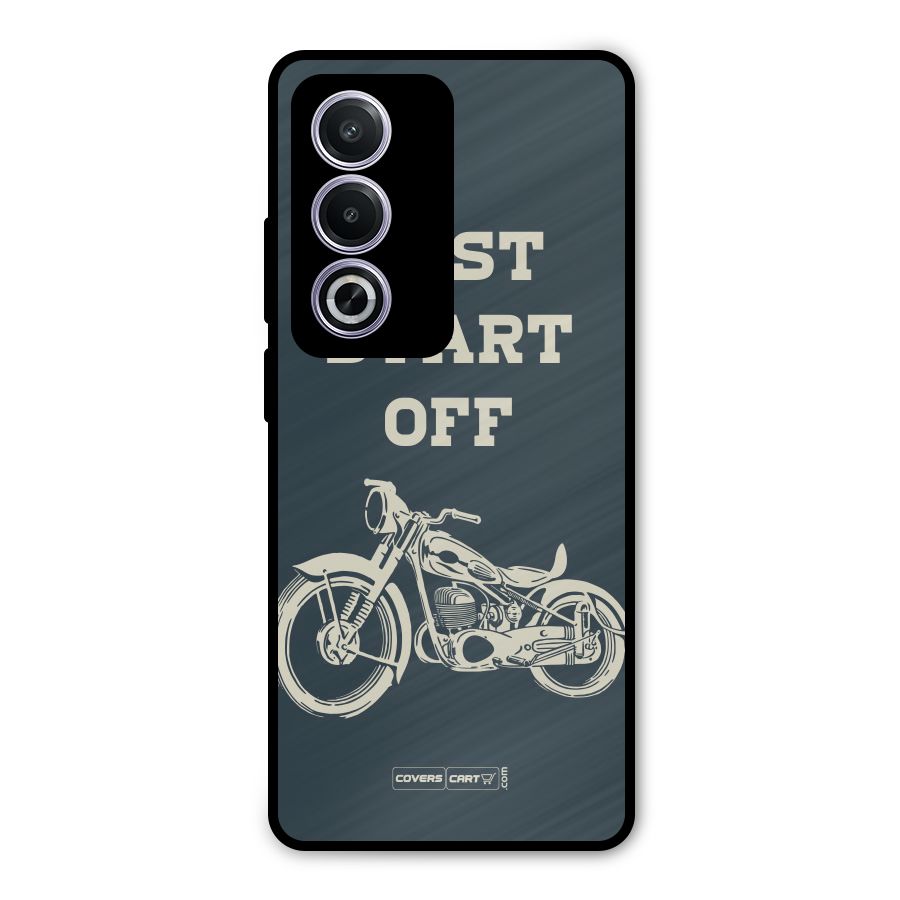 Just Start Off Metal Back Case for Oppo K12x