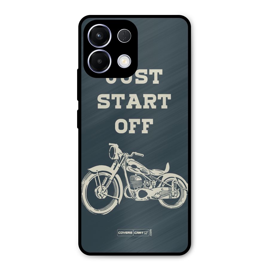 Just Start Off Metal Back Case for Oppo K13