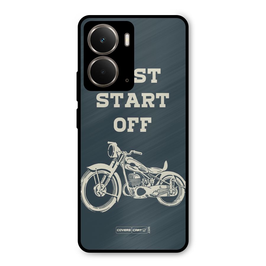 Just Start Off Metal Back Case for Realme P3