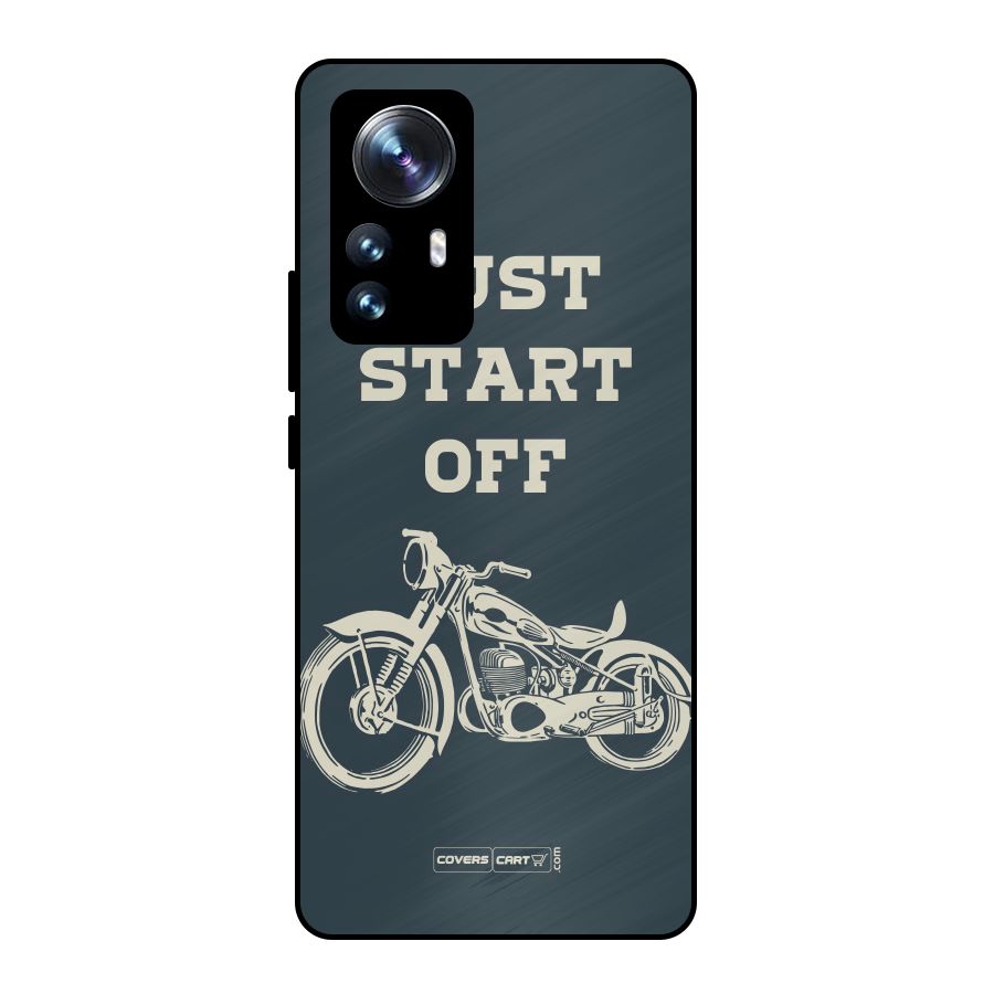 Just Start Off Metal Back Case for Xiaomi 12 Pro