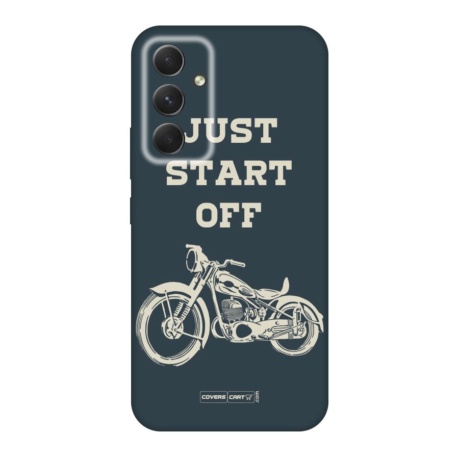 Just Start Off Original Polycarbonate Back Case for Galaxy A54